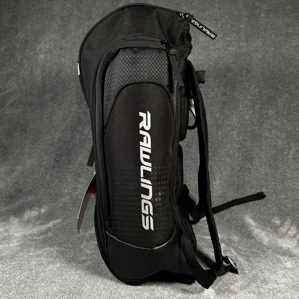 Rawlings Legion Baseball Softball Backpack Black 45L Bat Sleeves Shoe Pocket NEW